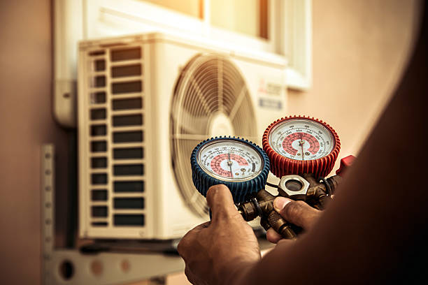 Professional Hvac Maintenance technician working in Eagleville, PA
